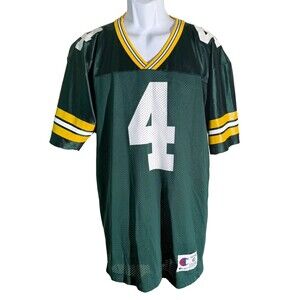 Green Bay Packers Jersey Mens NFL Football Brett Favre Size 40 Vintage